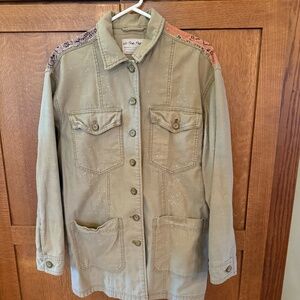 We the Free Swept Up Bandana Shirt Jacket